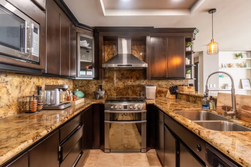 Los Portales kitchen from different angle