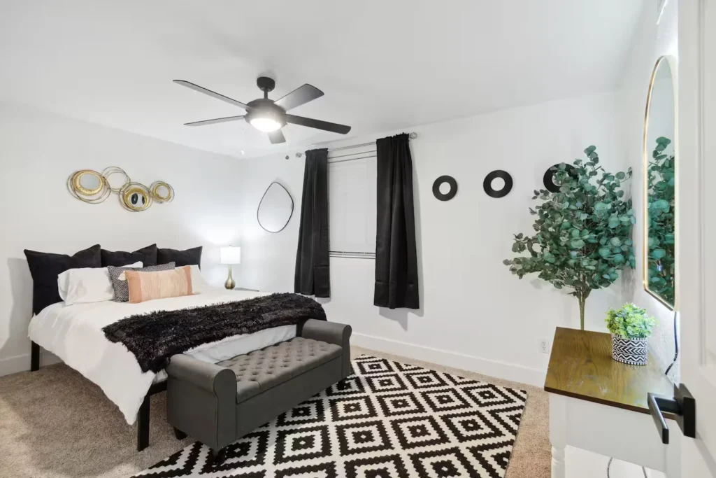 Mesa Manor bedroom in the basment