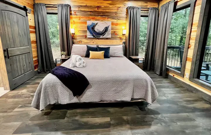 bedroom attached with the front porch