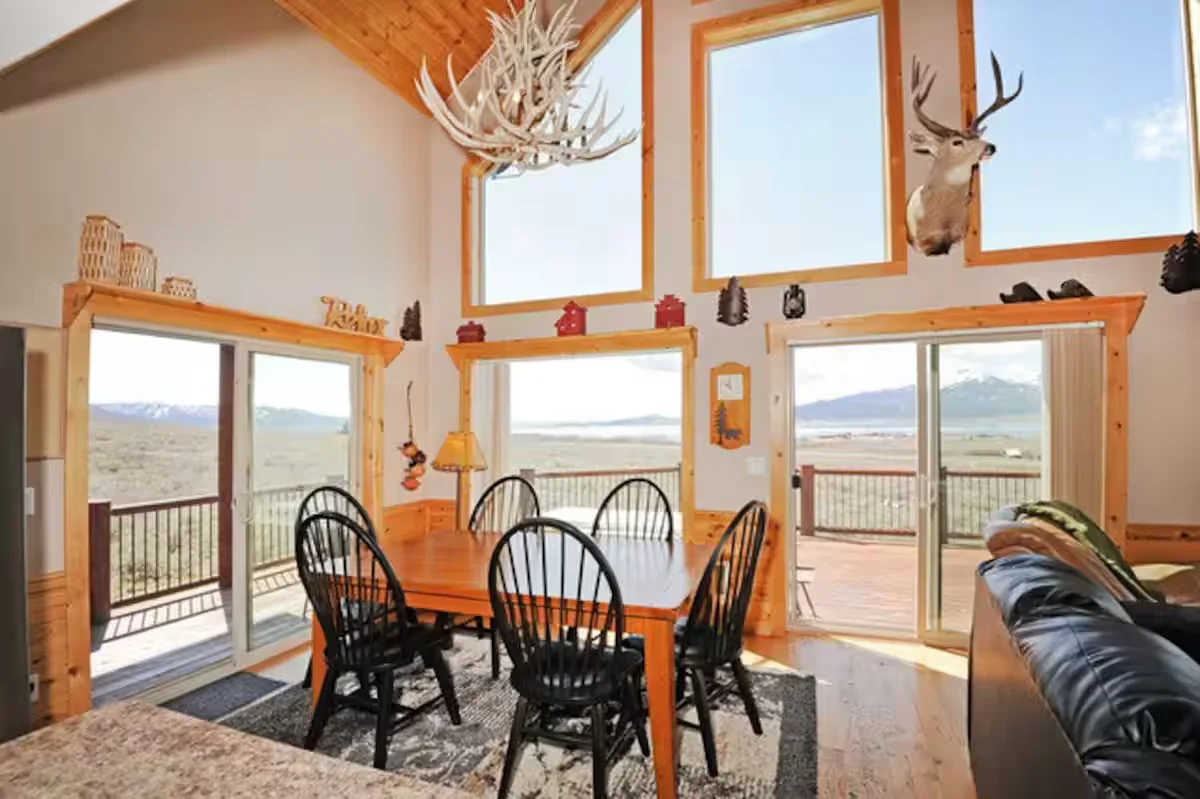 Bear Creek (YellowStone, ID) - Dining Room with the family room